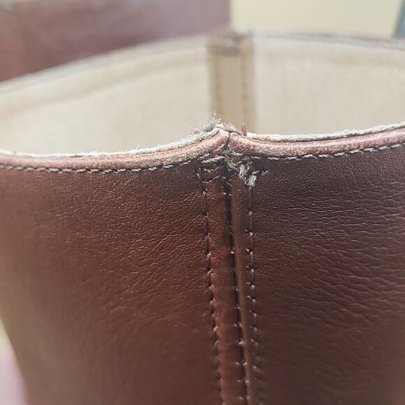 70s Frye Campus Boots Mens 10 D Womens 11.5 14L Brown Leather 2955T Vintage USA main image 5